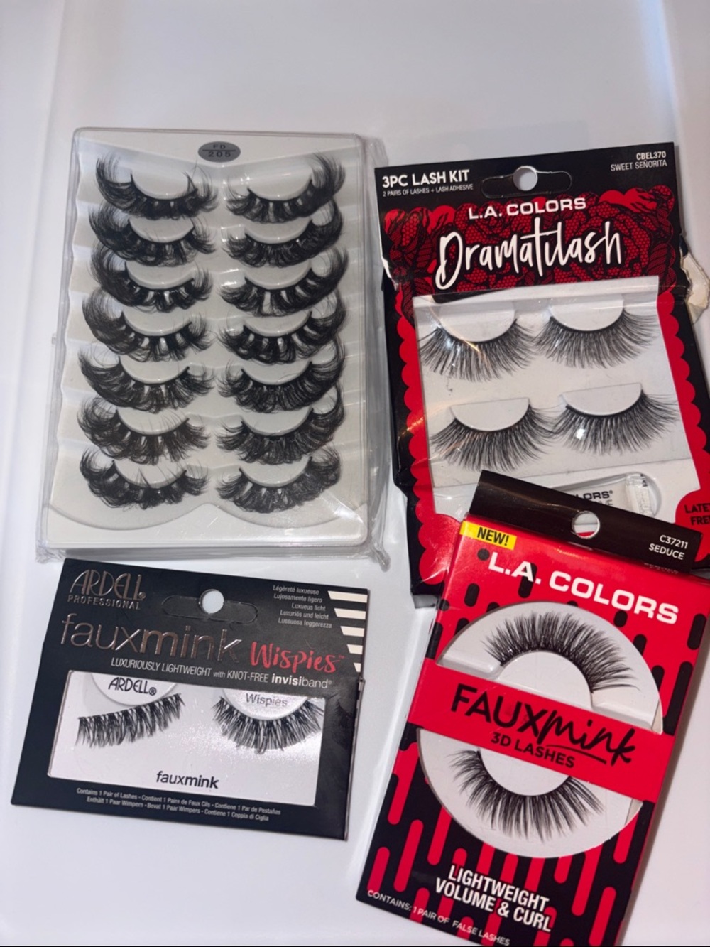 ‼️2/$10‼️Ardell Fauxmink Wispy Black False Eyelash Bundle